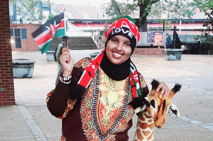 Madina Yunis Mahat celebrated Kenyan culture at the University of Georgia.