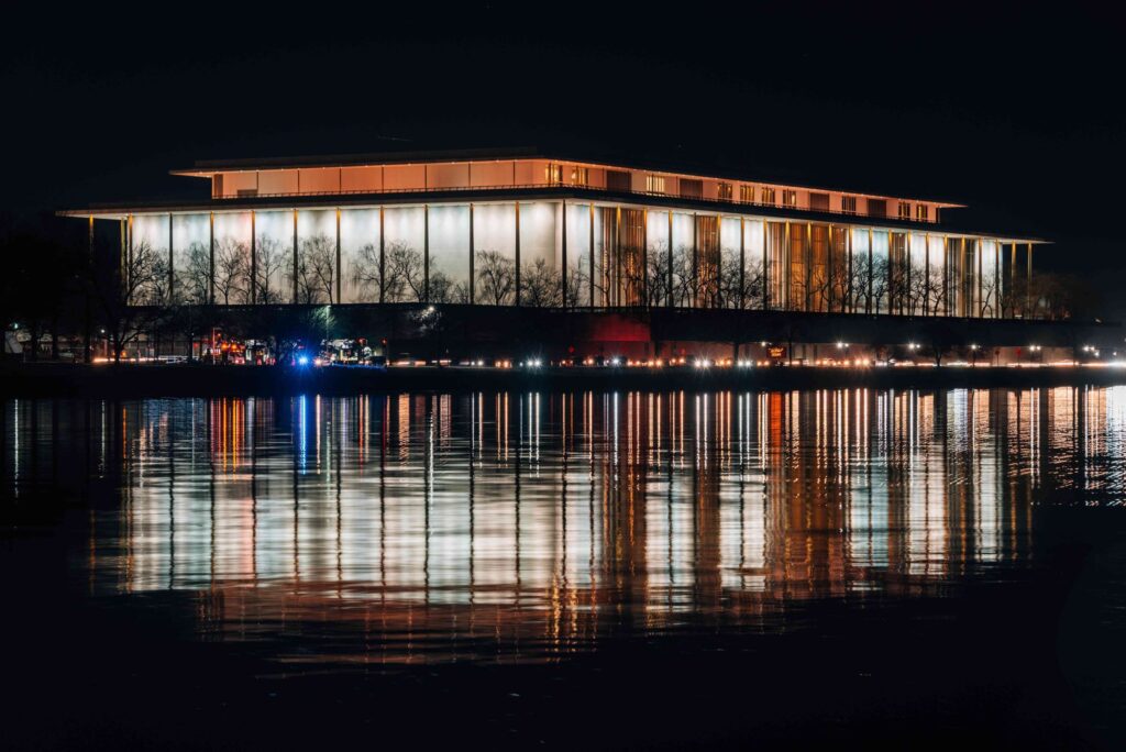 Kennedy Center at night