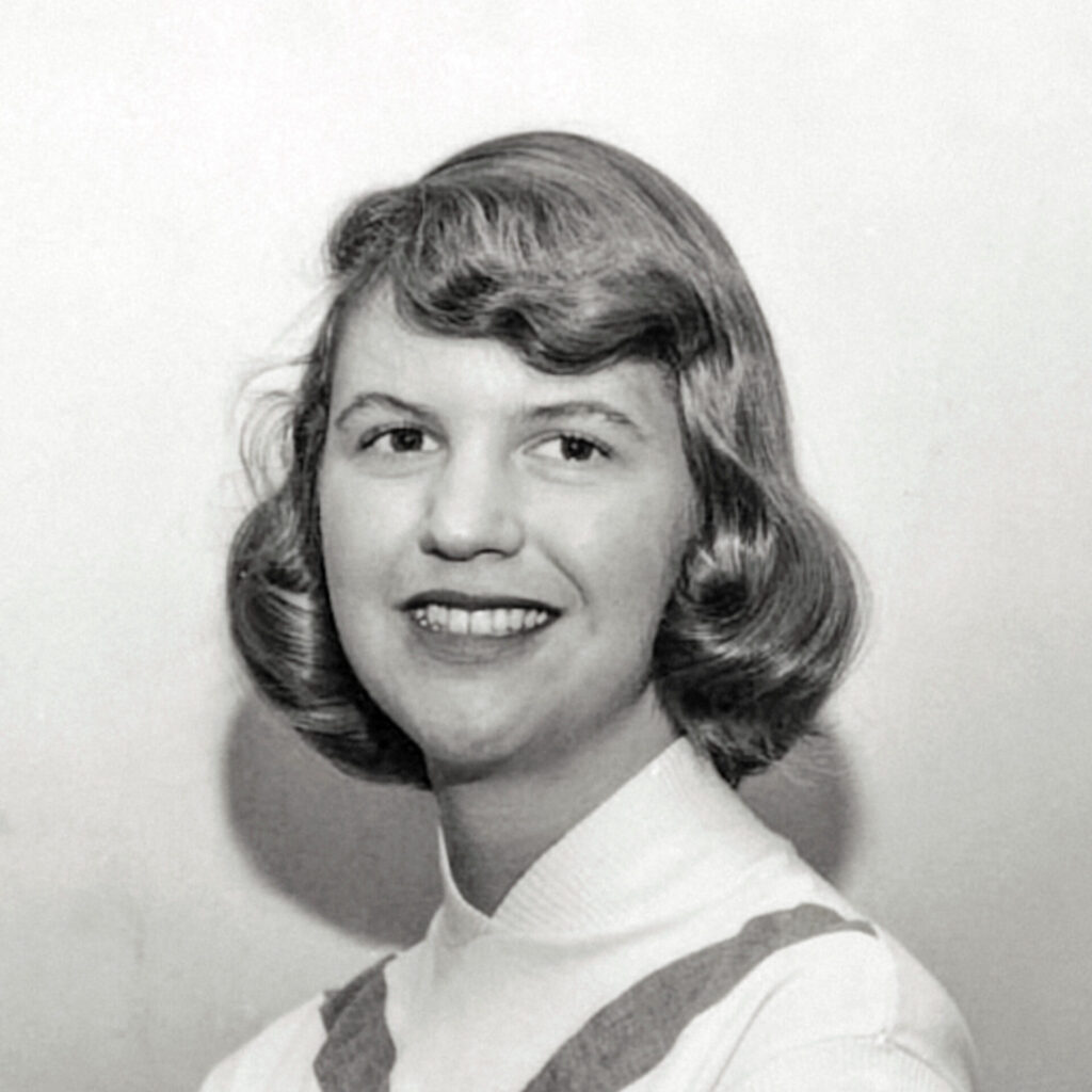 Headshot of Sylvia Plath