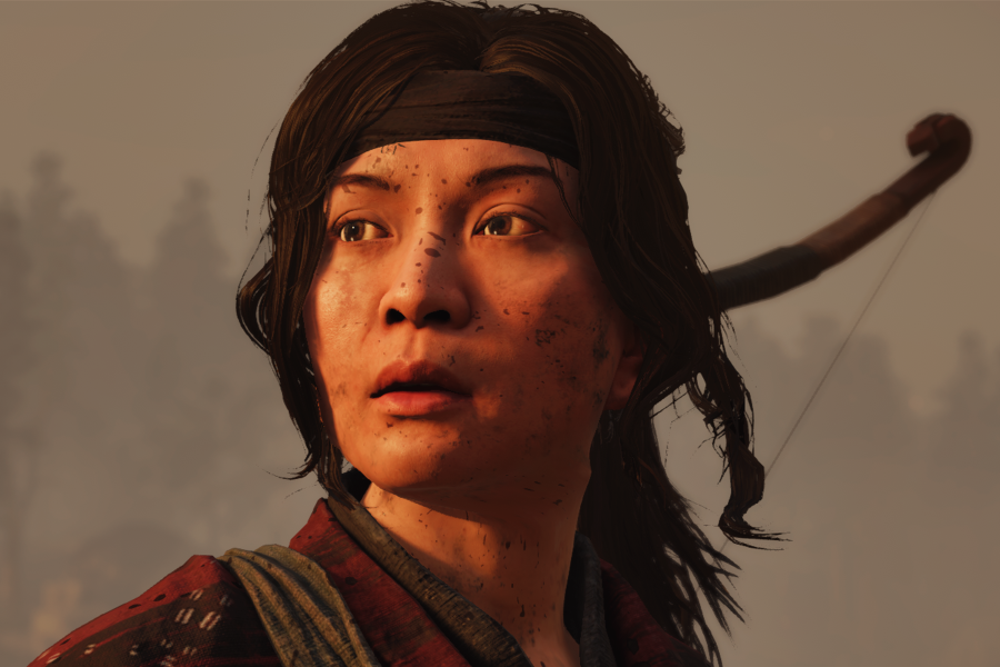 Headshot of Sumalee Montano from video game Ghost of Tsushima