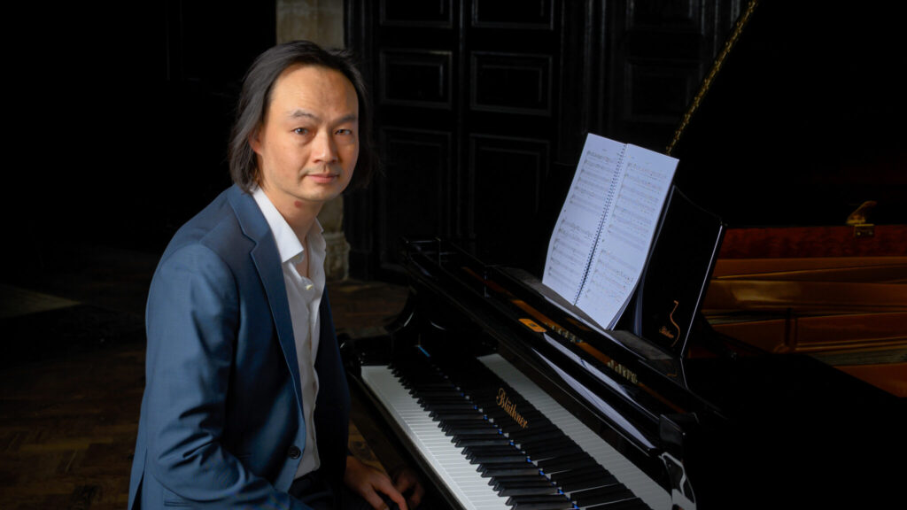 Christopher Tin at piano